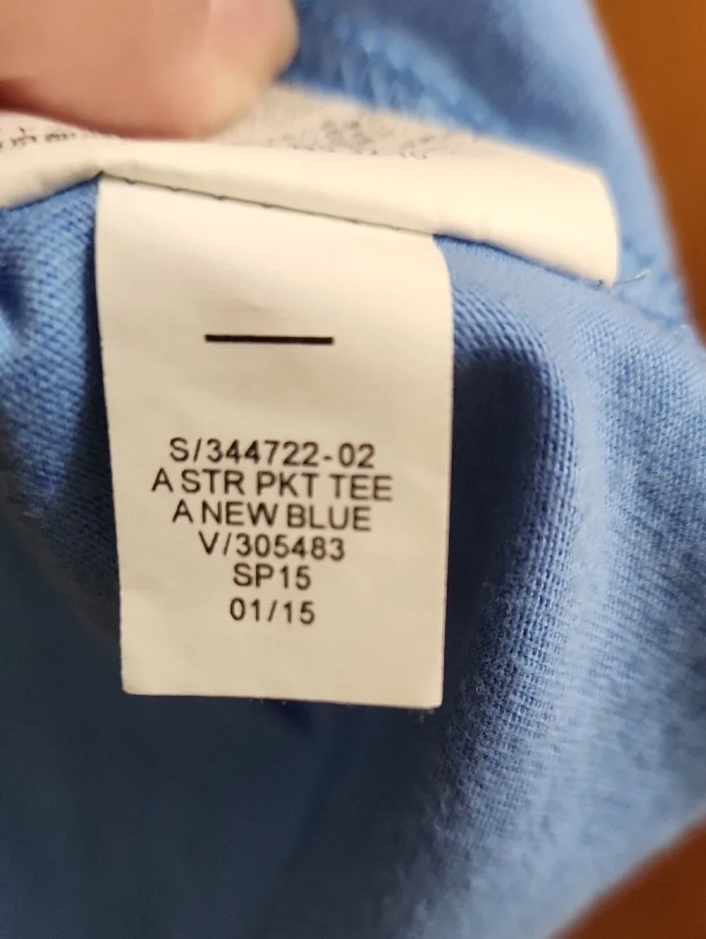 Old Navy Kids Blue Striped Pocket Tee